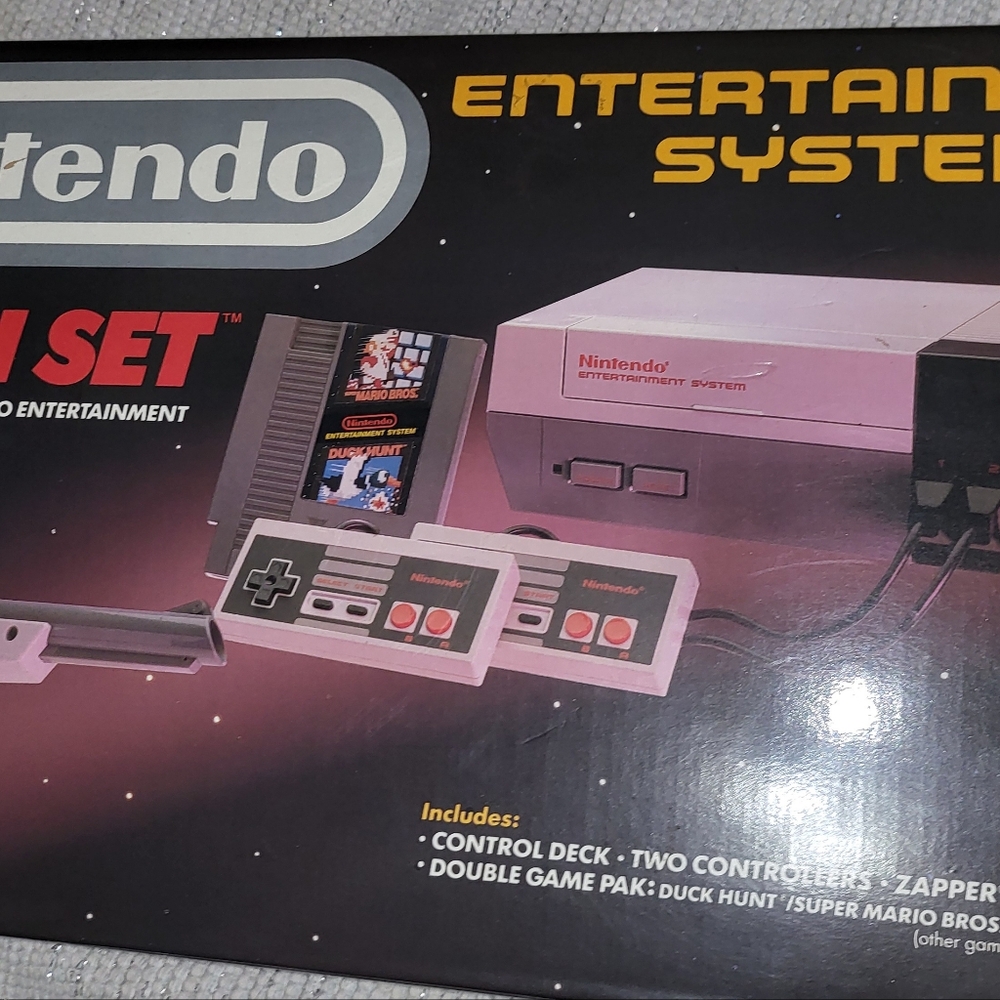 Original vintage Nintendo game system